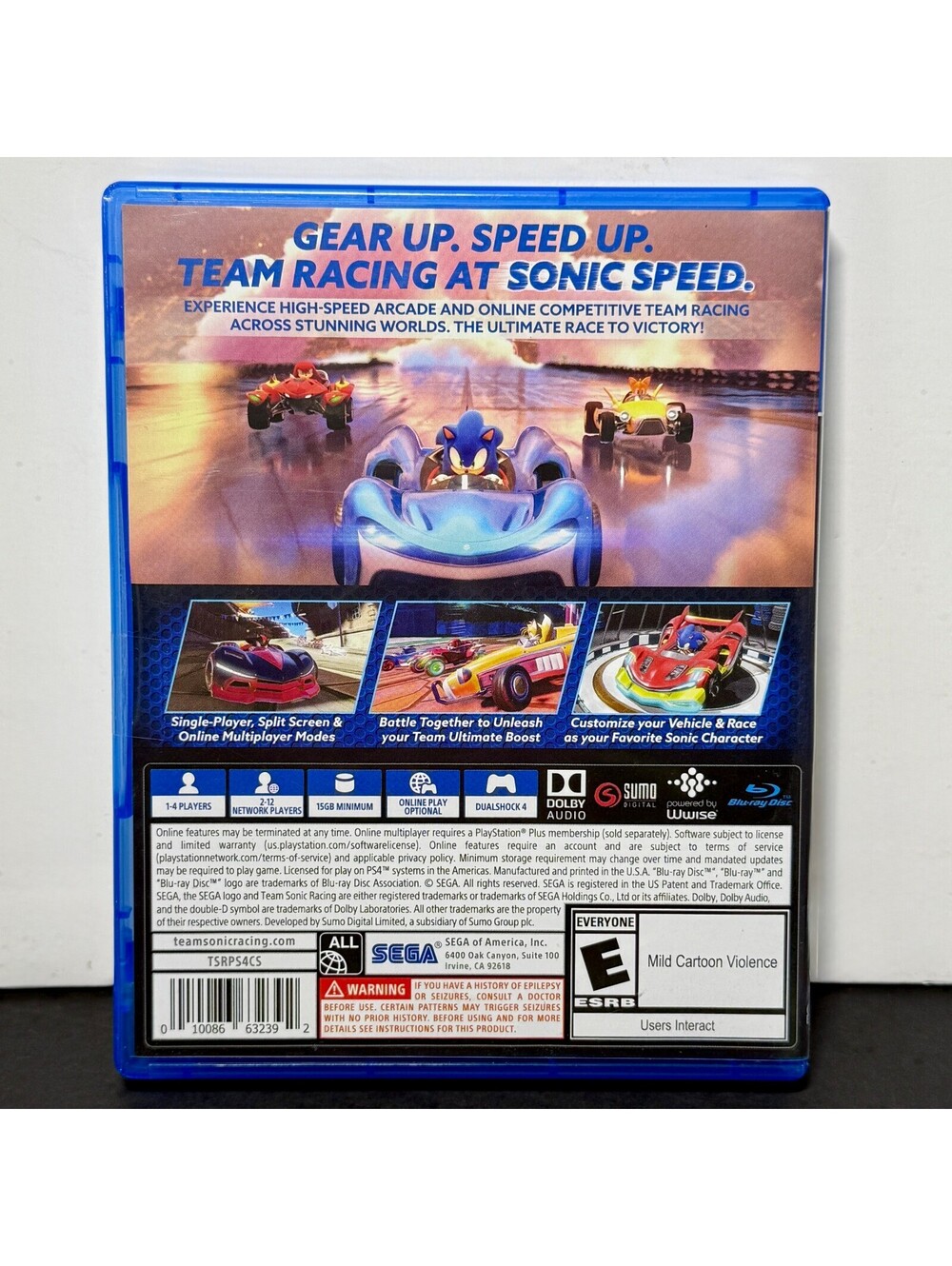 Team Sonic Racing PlayStation 4 - Picture 2 of 8